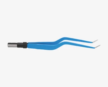 Bayonet European Bipolar Forceps Angled Up